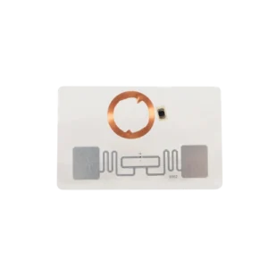 Combi smart card with rfid antenna