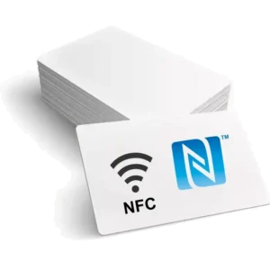 NFC business card with contactless tap technology