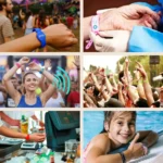RFID wristbands used in different real-world scenarios