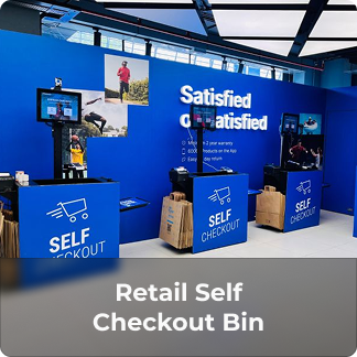 Retail Self Checkout Bin